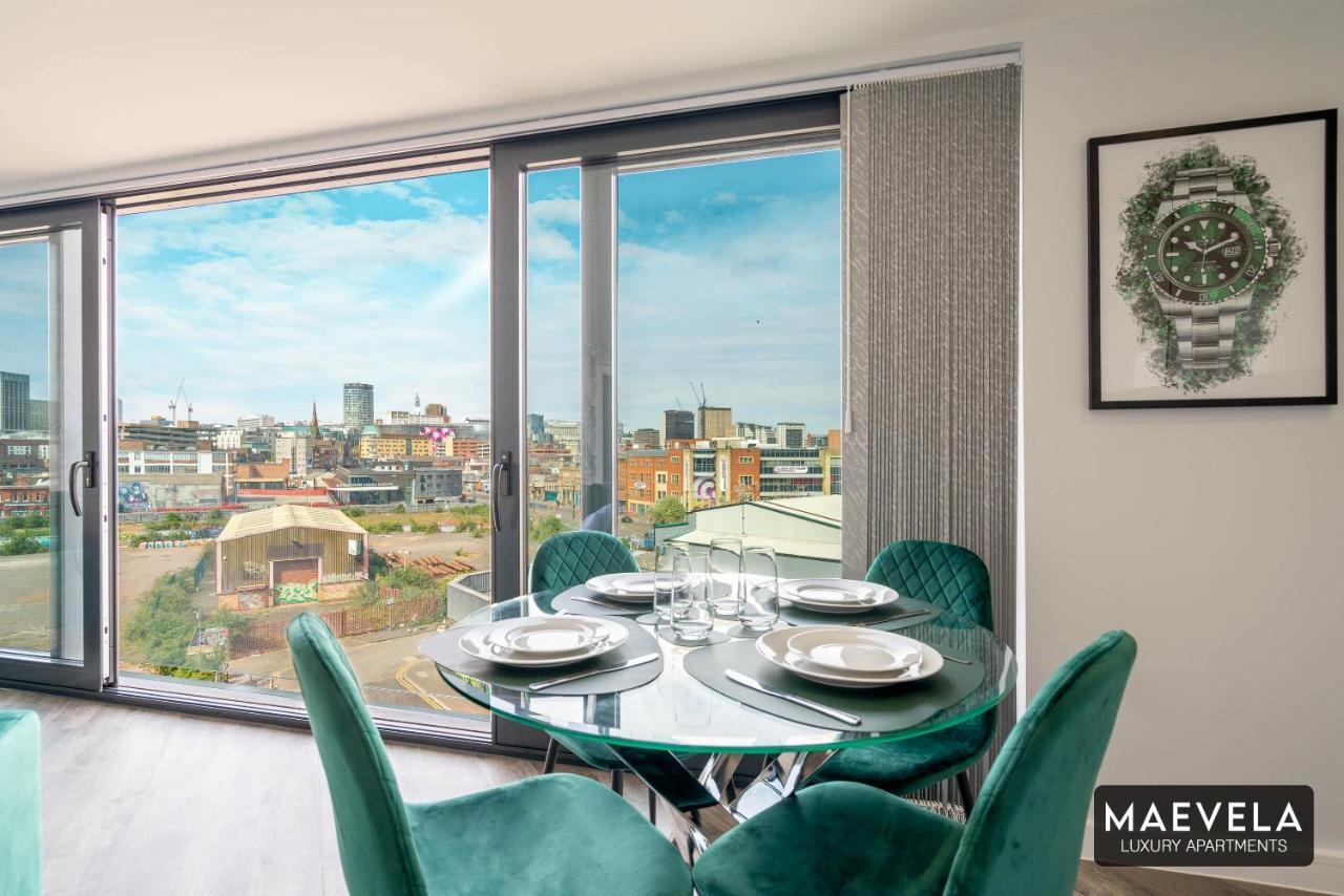 Maevela Apartments - Luxury Top Floor Penthouse - With Parking - 2 Bedroom New Build Apartment ✪ City Centre, Digbeth ✓ With Huge Patio Sliding Doors - City View - Rooftop Terrace - Ps4 & Smart Tv'S Birmingham Luaran gambar