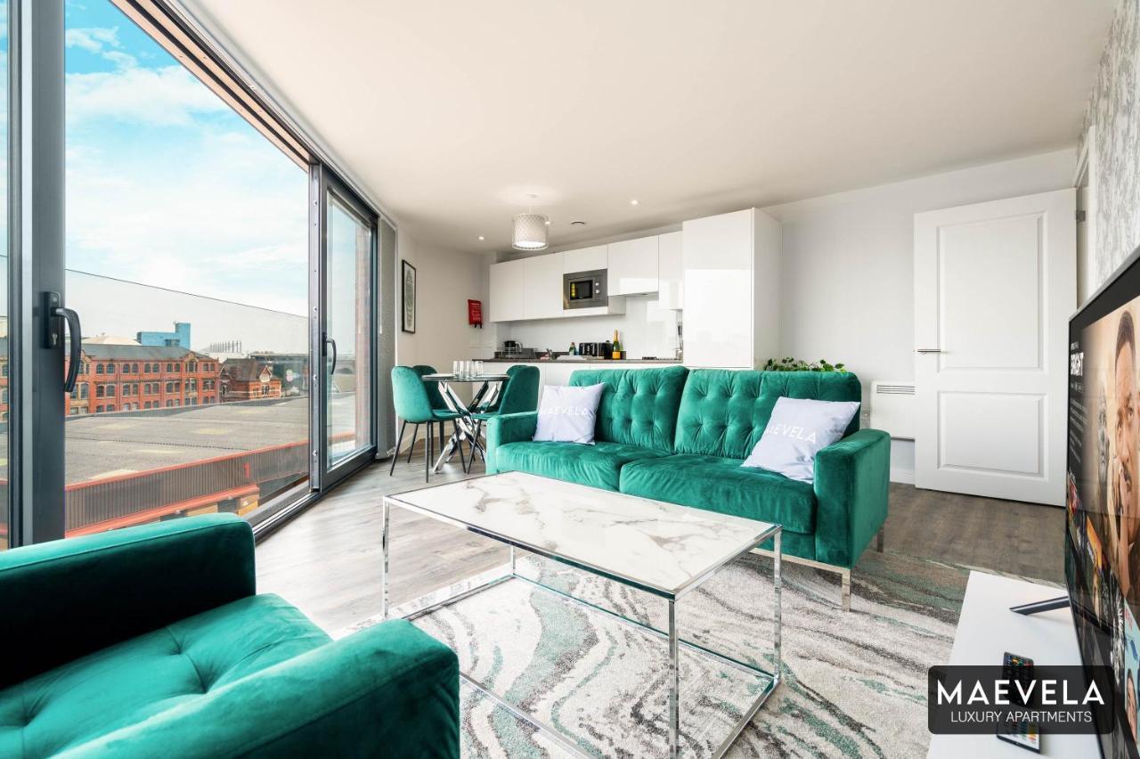 Maevela Apartments - Luxury Top Floor Penthouse - With Parking - 2 Bedroom New Build Apartment ✪ City Centre, Digbeth ✓ With Huge Patio Sliding Doors - City View - Rooftop Terrace - Ps4 & Smart Tv'S Birmingham Luaran gambar